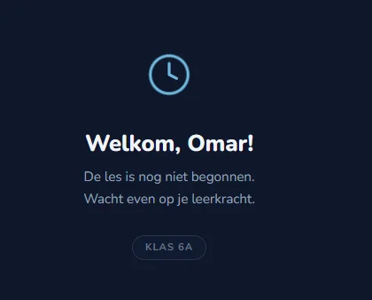 Lesson Waiting Screen